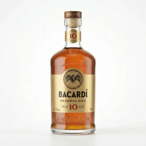 PBB-RUM-023_Bacardi_Reserva_Diez_10_Year_Rum_750ML Bacardí Reserva Diez 10 Year Rum — 750ML