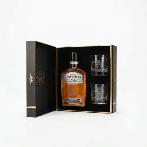 PBB-WHK-001_Gentleman_Jack_Tennessee_Whiskey_Gift_Set_750ML Gentleman Jack Tennessee Whiskey (Gift Set with 2 Glasses) — 750ML