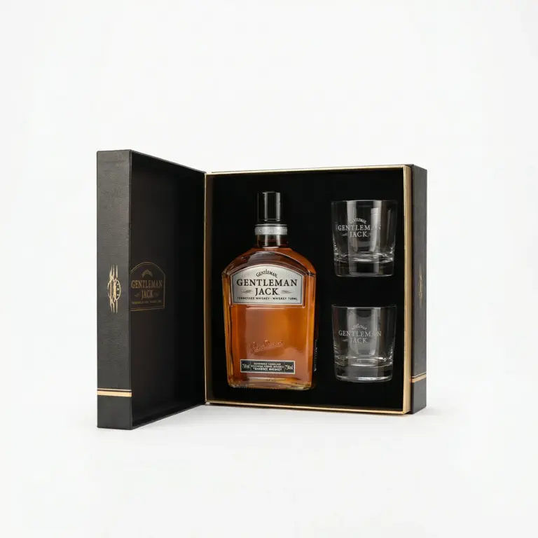 Gentleman Jack Tennessee Whiskey (Gift Set with 2 Glasses) — 750ML PBB WHK 001 Gentleman Jack Tennessee Whiskey Gift Set 750ML