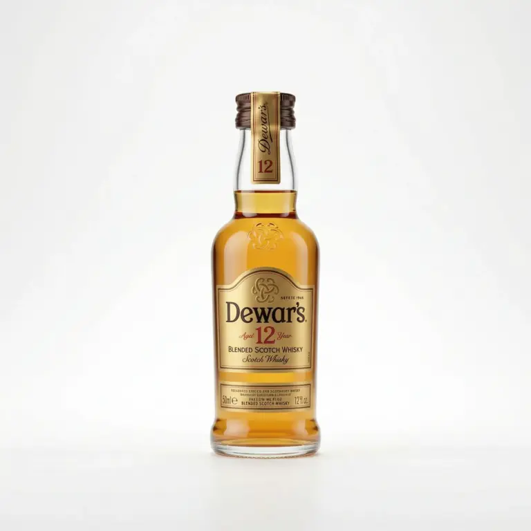 Dewar's 12 Year Blended Scotch (Mini) — 50ML PBB WHK 004 Dewars 12 Year Blended Scotch Mini 50ML