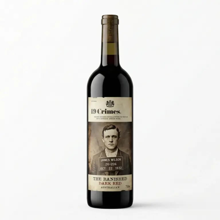 19 Crimes The Banished Dark Red — 750ML PBB WRD 023 19 Crimes The Banished Dark Red 750ML