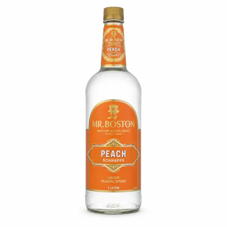 Mr. Boston Peach Schnapps ltr Mr boston peach schnapps ltr