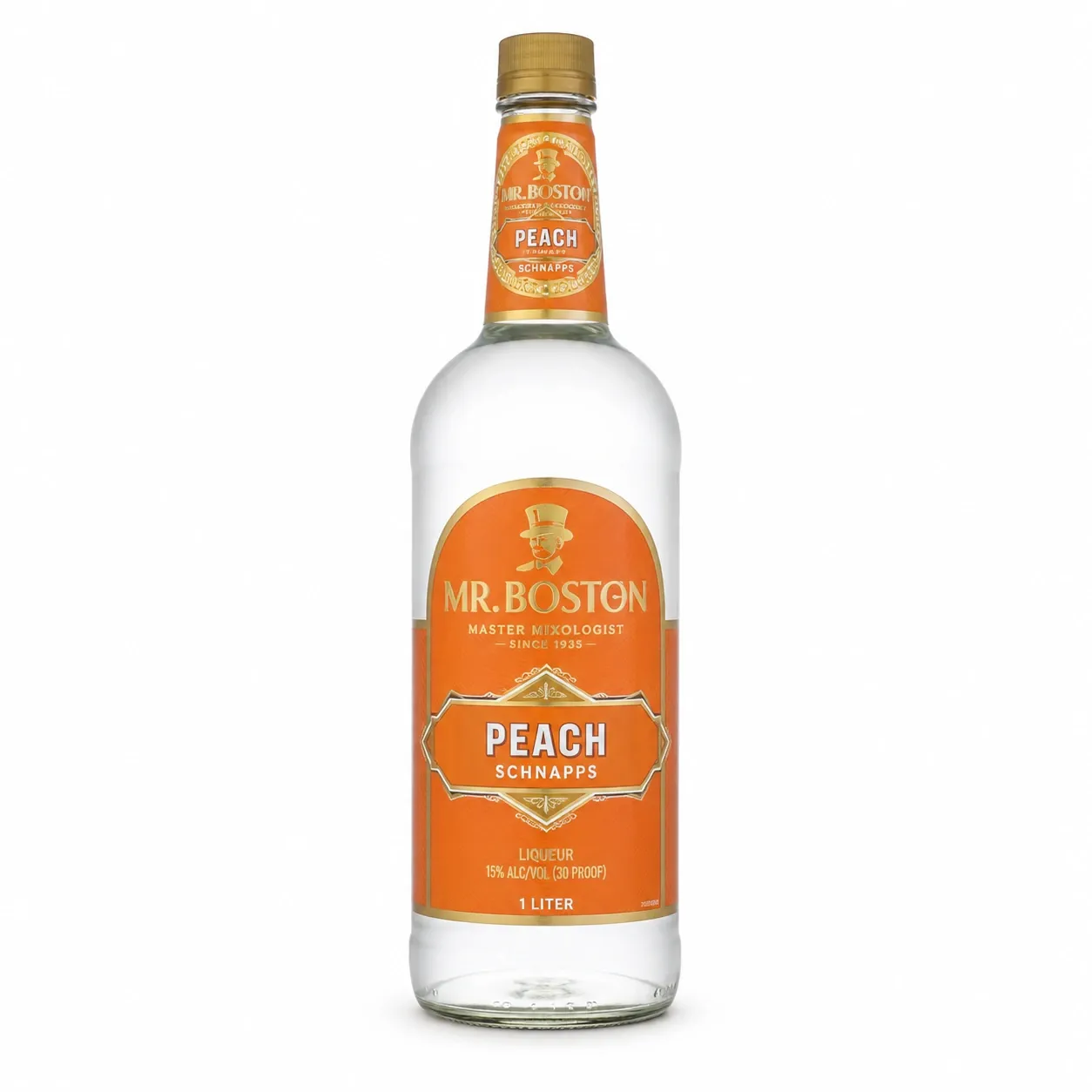 Mr boston peach schnapps ltr