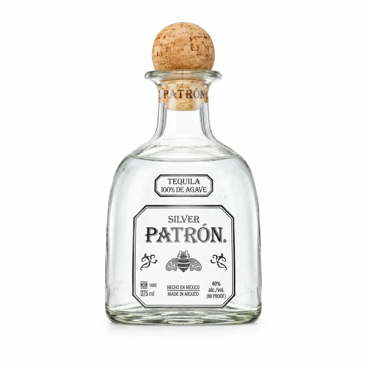 Patron silver tequila 375ml