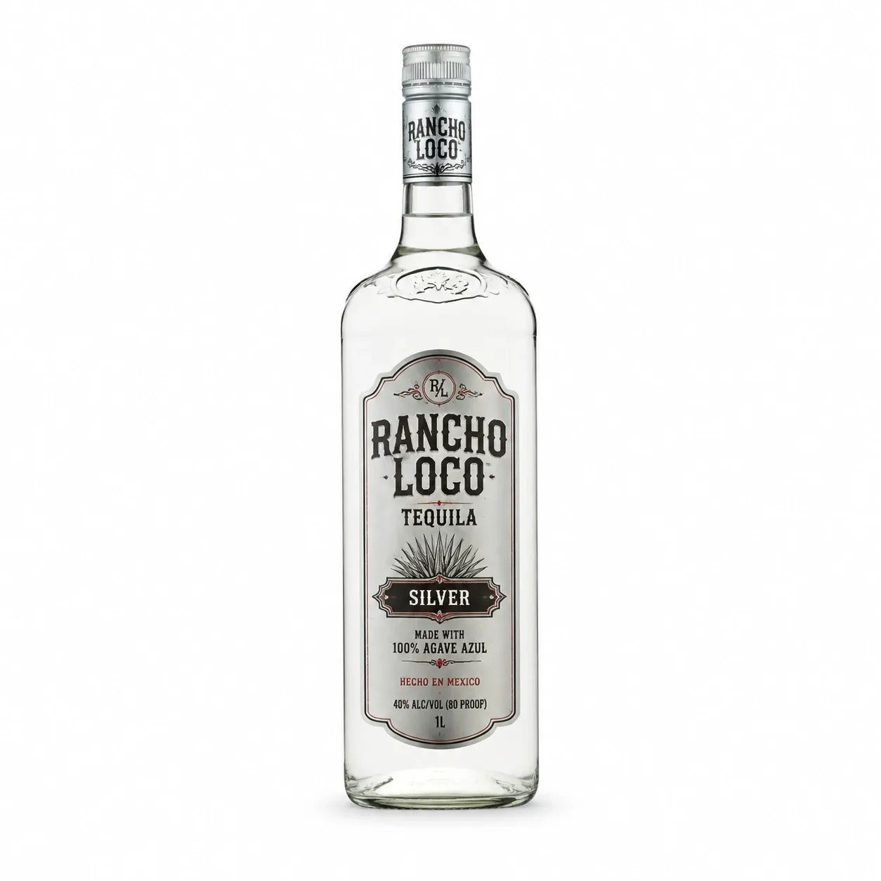Rancho loco silver tequila ltr