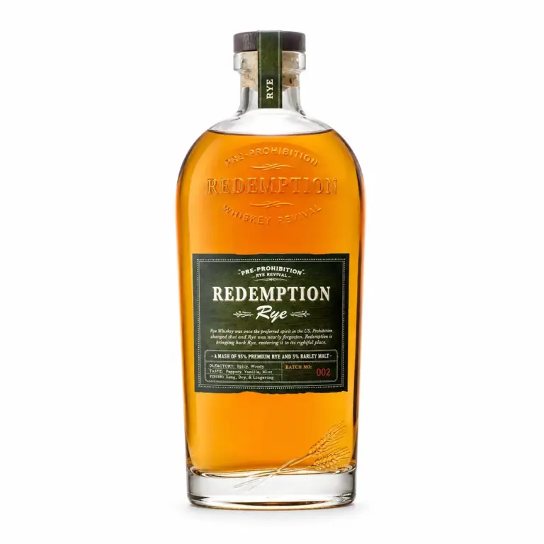 Redemption rye whiskey